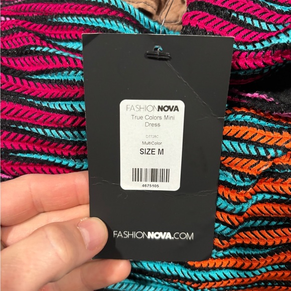 Fashion Nova Vibrant Knit Dress - Picture 3 of 3